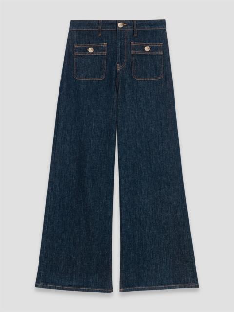 maje Wide jeans with patch pockets