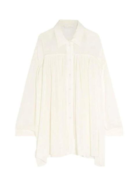 Chloé Oversize fine Crepe Shirt