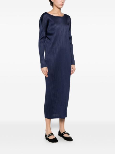Pleats Please Issey Miyake Pleats Please Issey Miyake Women Pleated Long Dress