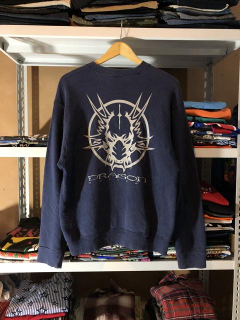 Other Designers Vintage - 🔥CYBER WEEK🔥 RARE! Dragon Optical Navy Sweatshirt