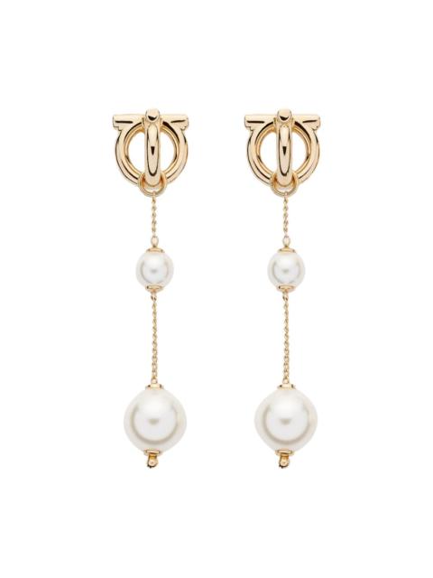 FERRAGAMO Ferragamo Women Pearl Pendant Earrings