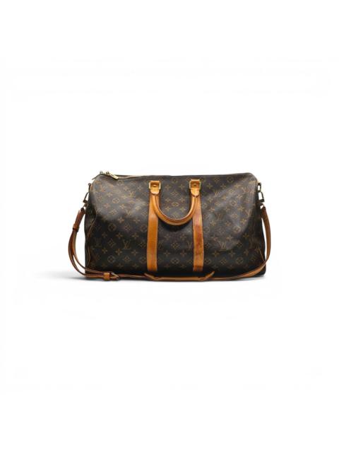 Louis Vuitton Keepall Bandouliere 45 Monogram Canvas Travel Duffle Bag