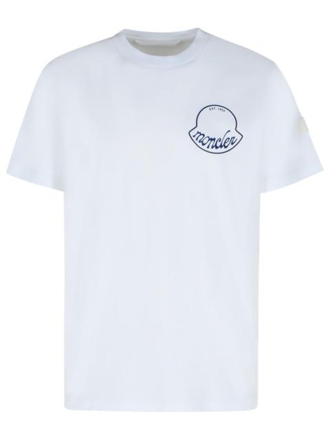 Moncler Moncler White Cotton T-Shirt Men