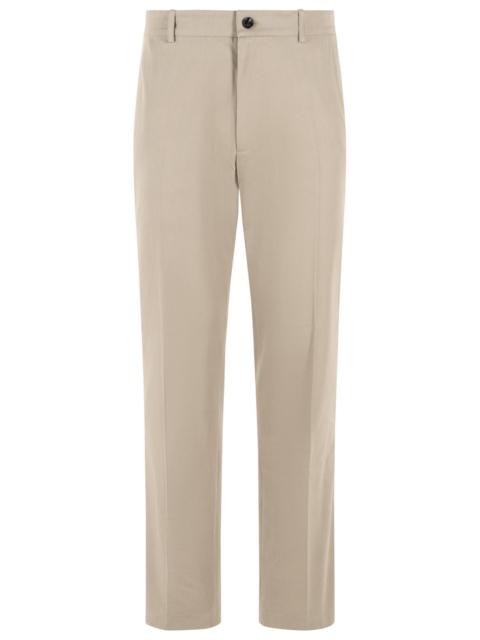 Burberry Burberry Charlton Beige Cotton Pants