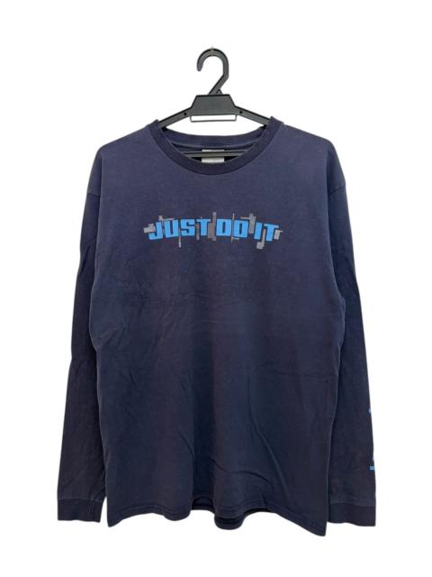 Nike Y2K 00s JUST DO IT SLEEVE LOGO BEAUTY DISTRESSED LONGSLEEVE