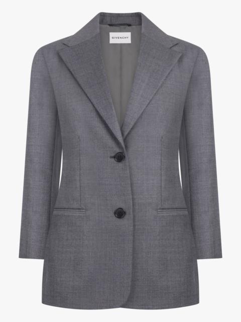 Givenchy STRUCTURED DOUBLE BREASTED JACKET | GREY MIX