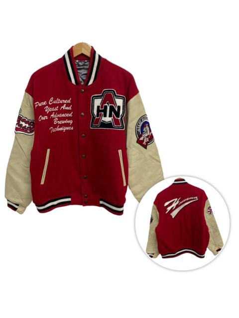 Other Designers Vintage - Vintage Asahi Honnama Varsity Jacket
