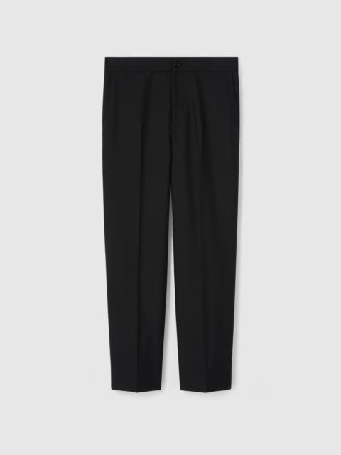 GUCCI Wool blend twill pant with logo