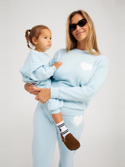 SPRWMN BABY BLUE HEART SWEATSHIRT