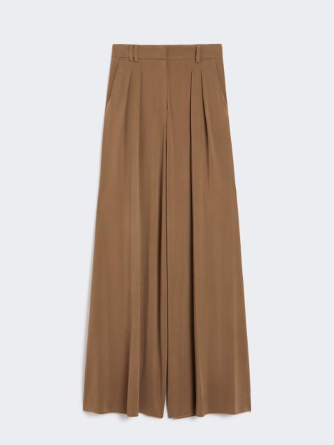 Max Mara PALANCA Flowing viscose jersey trousers