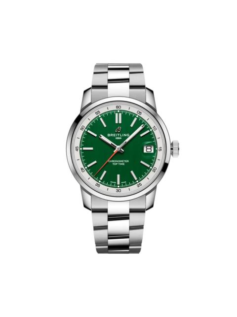 BREITLING Breitling Top Time Hand Wind Green Dial Men's Watch AB3113A71L1A1