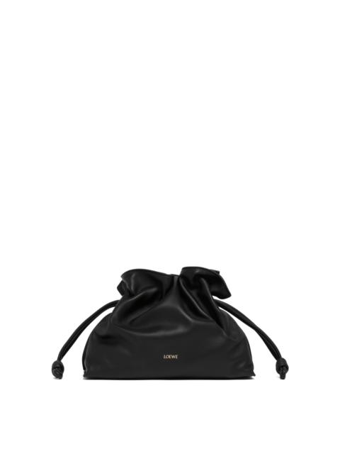 Loewe Black Medium Flamenco Clutch Bag
