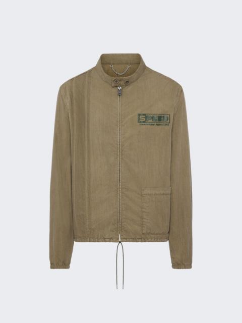 Maison Margiela Vintage Style Sportswear Jacket Khaki