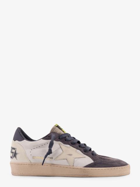 Golden Goose Golden Goose Deluxe Brand Men Ballstar Leather Sneakers And Suede With Side Logo