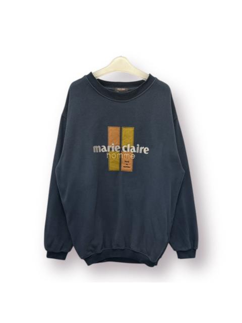 Other Designers Vintage - ⚡️ MARIE CLAIRE HOMME ROUNDNECK SWEATSHIRT - L