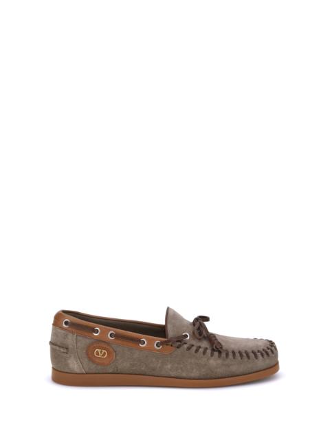 Valentino Garavani Men Boat Shoe | Valentino Garavani Palm Aven