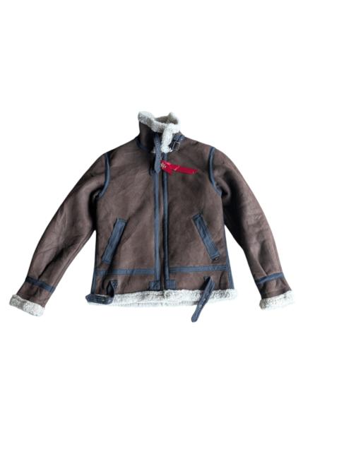 ALPHA INDUSTRIES Vintage Alpha Industries B3 Faux Fur Sheling Jacket