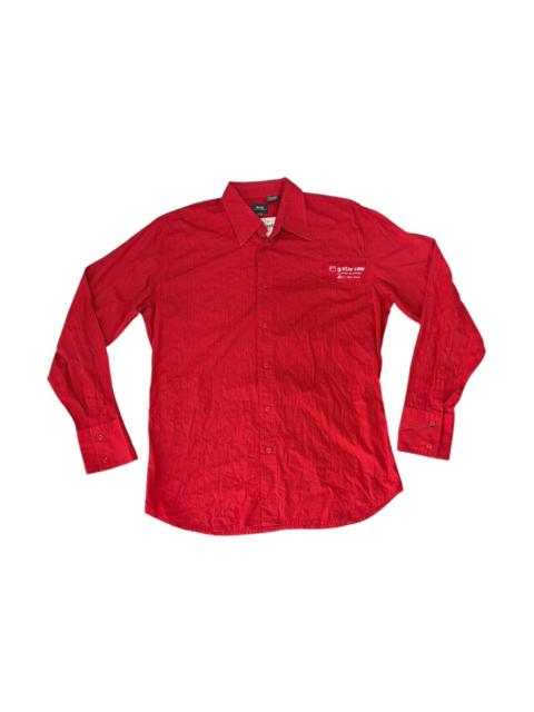 Other Designers G-Star - G STAR SHIRT STRIPED RED CASUAL