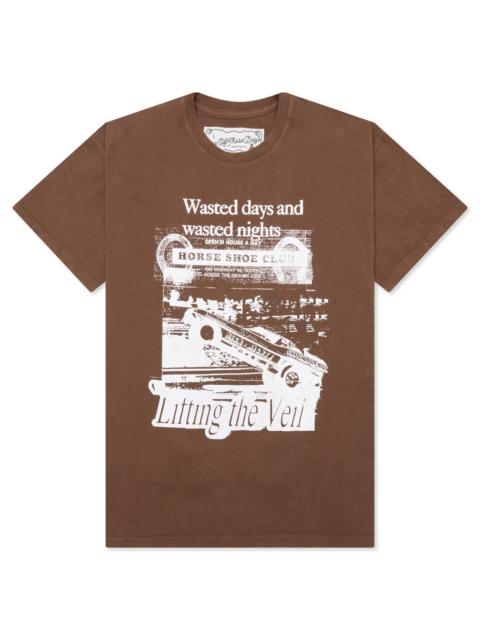 One Of These Days LIFTING THE VEIL TEE - MUSTANG BROWN