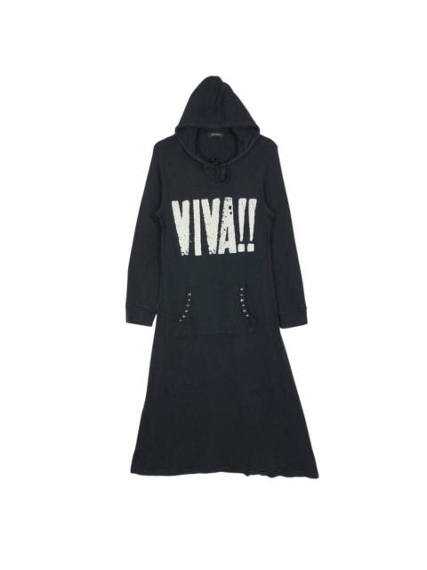 Other Designers Japanese Brand - Vintage Viva La Punk T-Shirt Dress Shiny Ripple Hoodie