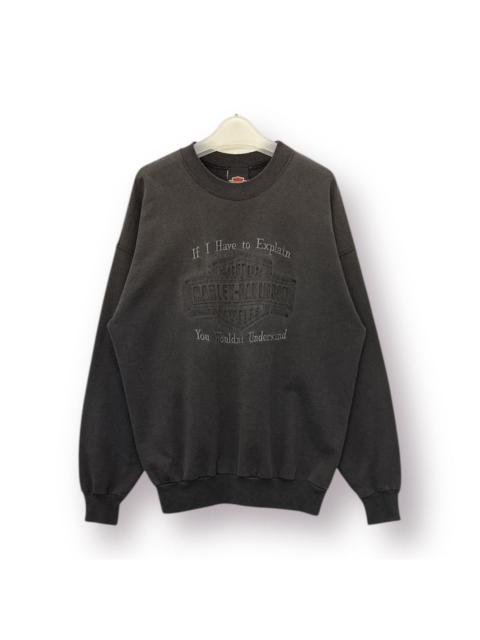 Other Designers Vintage - 🔥 HARLEY-DAVIDSON CLASSIQUE MOTOR BIKE SWEATSHIRT - L