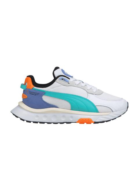 PUMA Wmns Wild Rider NRG 'White Elektro Aqua'