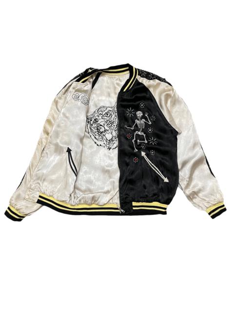 Other Designers Tailor Toyo - Vintage Sukajan Souvenir Jacket Skeletons Embroidery