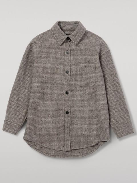 Johnstons of Elgin Glen Urquhart Check Oversized Shirt