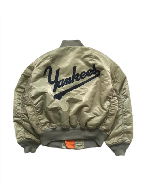 Other Designers New York Yankees - YANKEES REVISIBLE FLIGHT JACKET