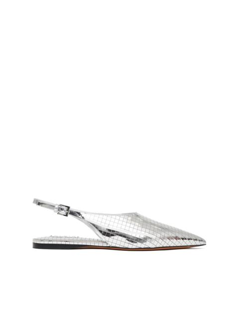 Art Deco ballet flats