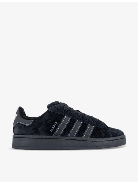 adidas Campus 00s brand-stripe low-top suede trainers