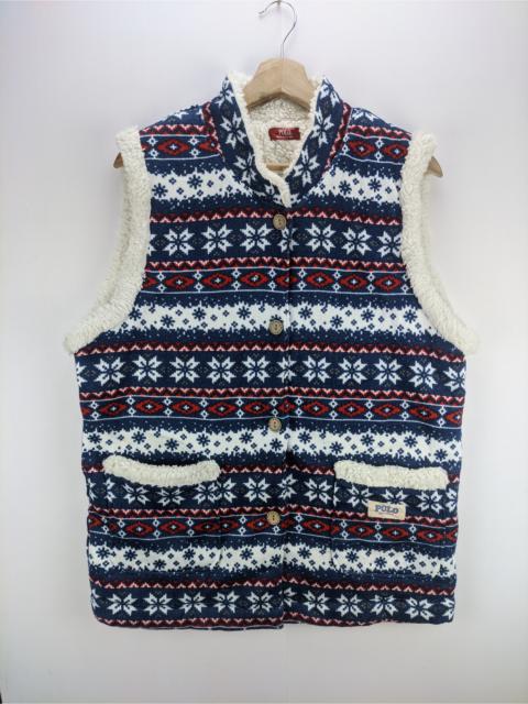 Other Designers Polo Ralph Lauren - Steals🔥Sherpa Vest by Polo British Country Native Style