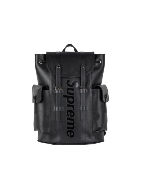 Louis Vuitton Louis Vuitton x Supreme Christopher Backpack Epi PM Black