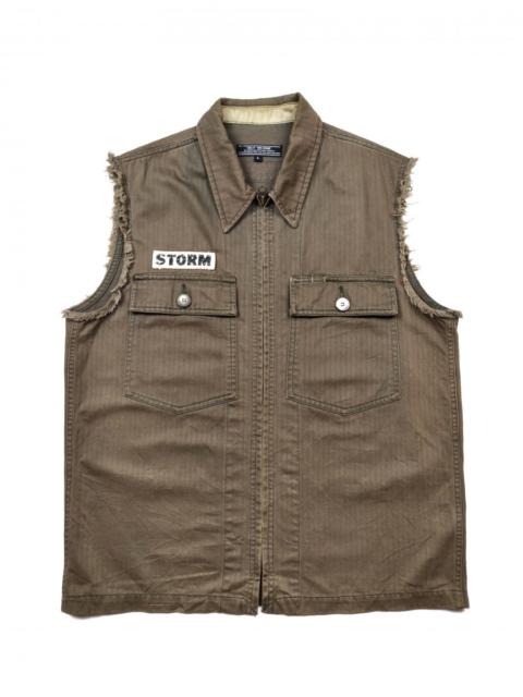 Other Designers Japanese Brand - Dog House Distressed Vest Jacket Outerwear