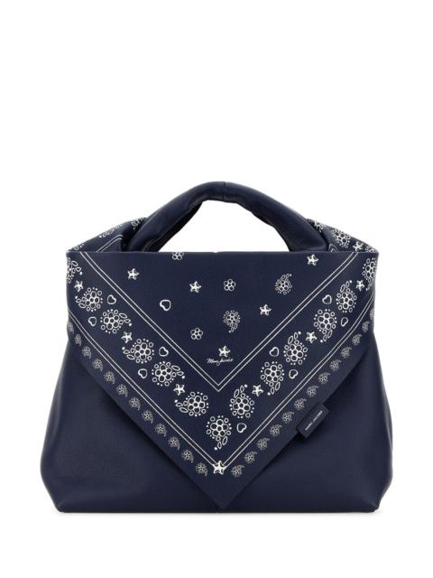 Marc Jacobs Blue leather shopping bag
