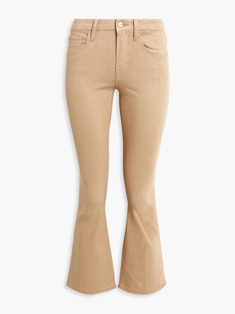 FRAME Le Crop Mini Boot mid-rise kick-flare jeans