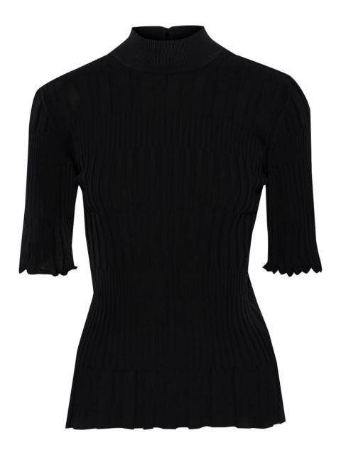 CAROLINA HERRERA Ribbed-knit turtleneck top