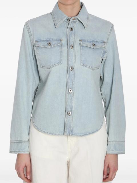Bottega Veneta bleached denim shirt