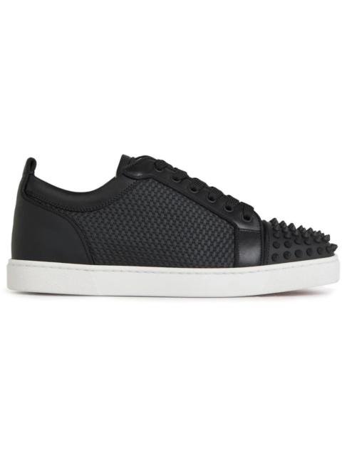 Christian Louboutin Louis Junior Spikes Black White