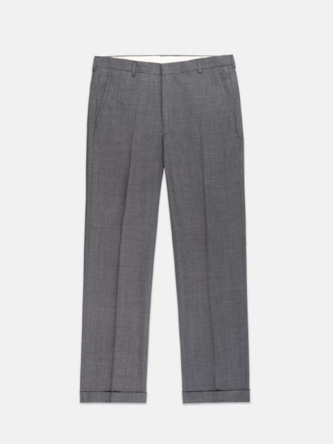 J. PRESS MADE-IN-USA MEDIUM GREY FOX AIR WOOL TROUSER