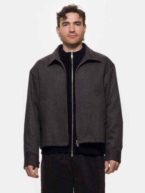 mfpen Mail Jacket in Brown Melange Stripe