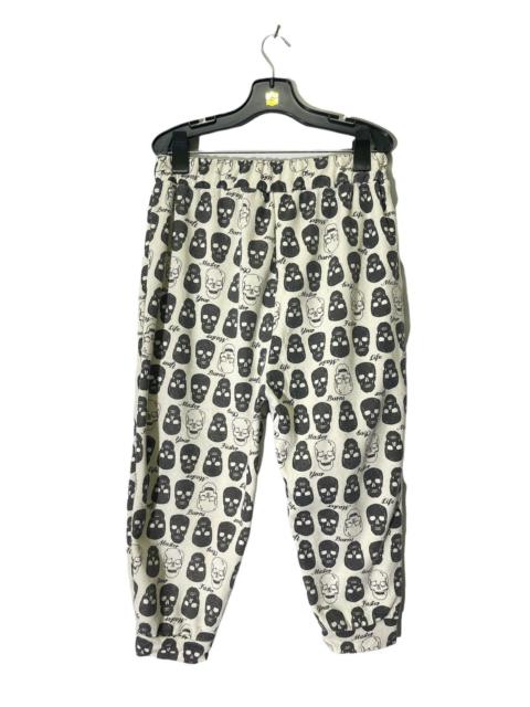 Other Designers Japanese Brand - PARK GIRL FULLPRINT DESIGN SKULL PANTS