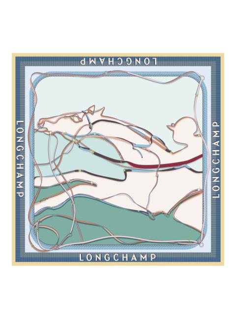 Longchamp A toute Allure Silk scarf 90 Mint - Silk