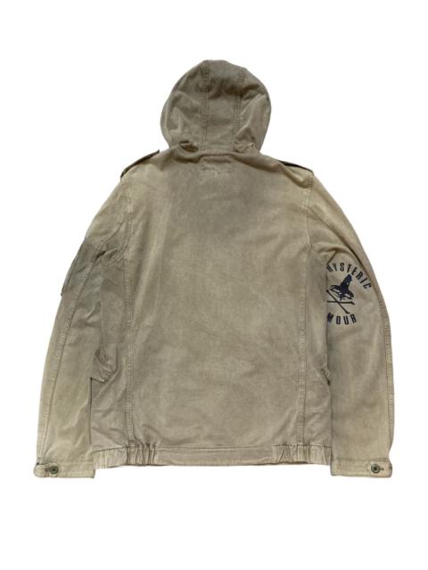 Hysteric Glamour Hysteric Glamour Sweat Parkas MA-1 Stone Washed Sun Faded
