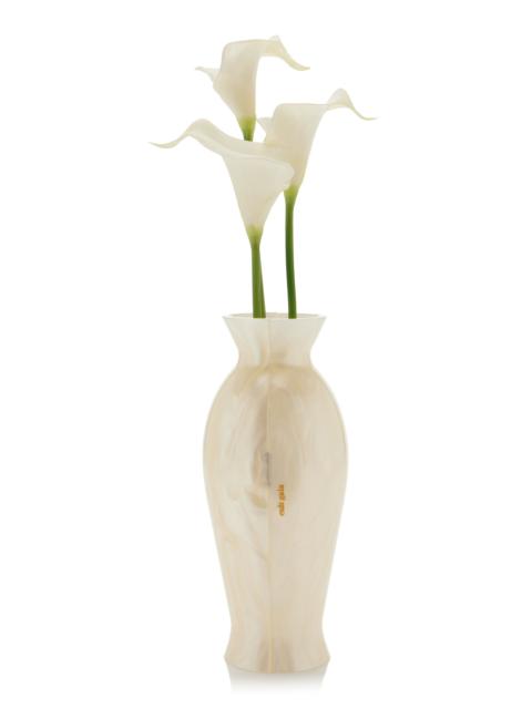 Cult Gaia Florence Clutch white