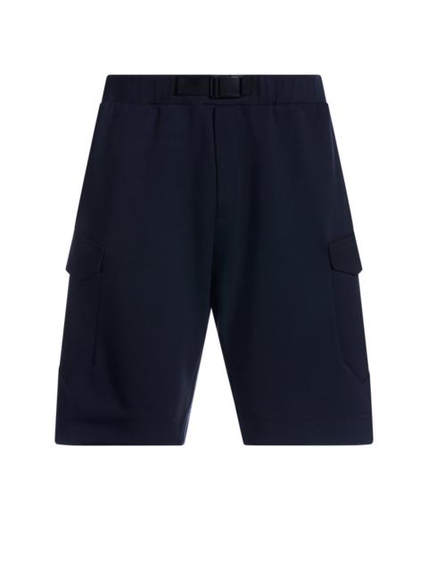 BOSS SUPER-STRETCH SHORTS WITH HOPSACK PANELING