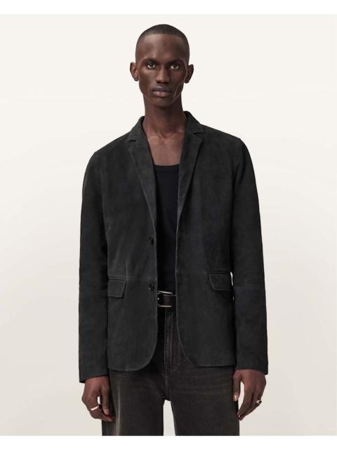 ALLSAINTS MONET WAXED SUEDE BLAZER