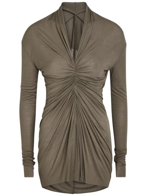 Rick Owens Rick Owens Radiance Ruched Jersey top