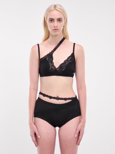 VAILLANT Asymmetric Lace Trim Bra