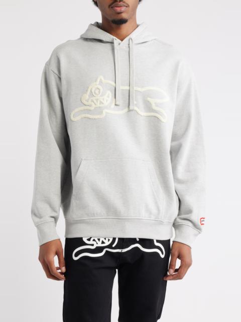 ICECREAM ICECREAM Sauce Logo Appliqué Hoodie in Heather Gray at Nordstrom